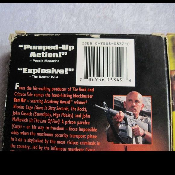 Conair Cage Cusack Italian Job Theron Norton VHS Cassette Tape Bundle for $2 - Picture 4 of 6